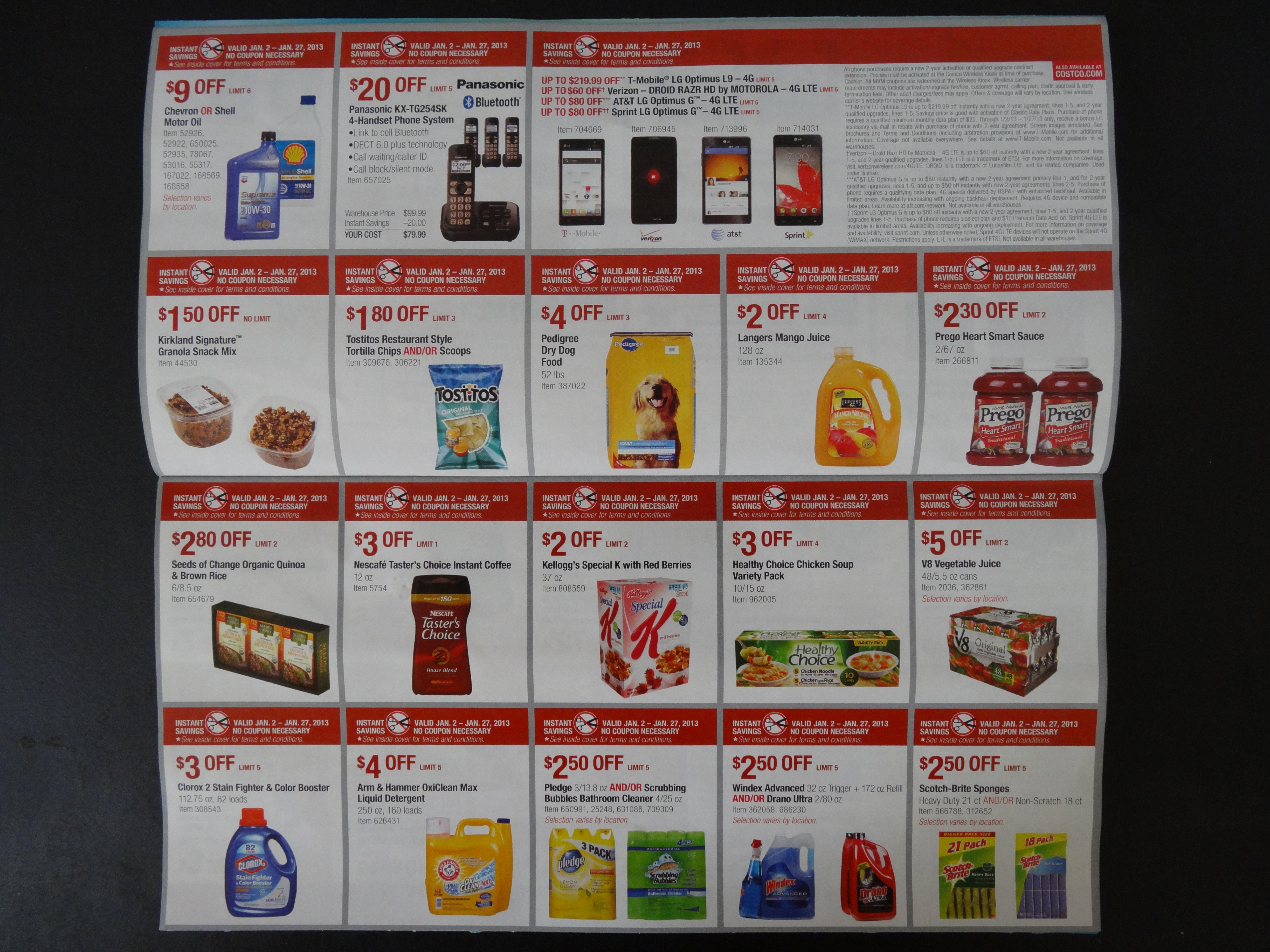 Costco January 2013 Coupon Book 1/2/13 to 1/27/13