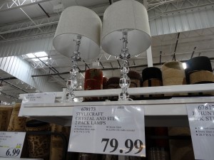 Lamps at Costco