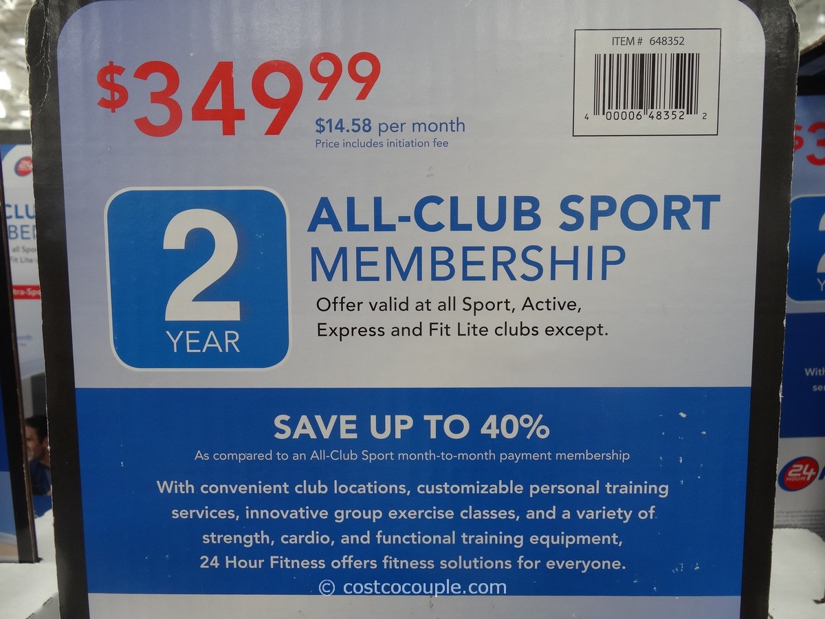 24 Hour Fitness Membership