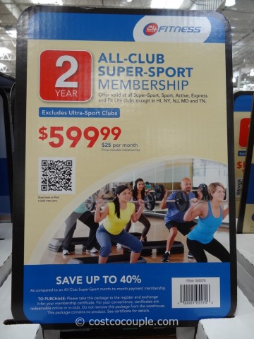 Gift Card 24 Hour Fitness Super Sport Membership Costco 1