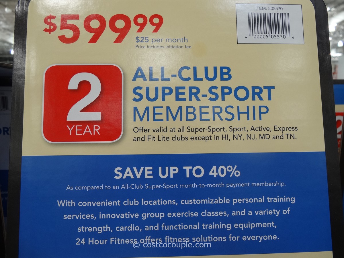 30 Minute 24Hr Fitness Club Memberships for Build Muscle
