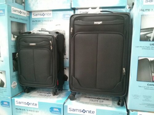 Samsonite spinner luggage set Costco
