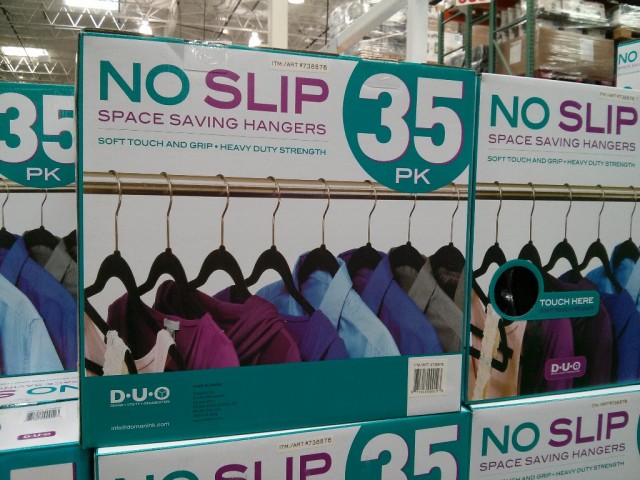 Duo No Slip Hangers Costco 