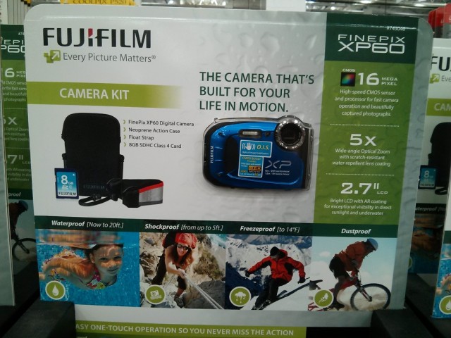 Fuji XP60 Waterproof Digital Camera Costco 