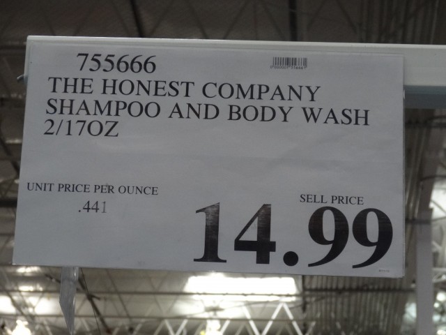 Honest Shampoo and Body Wash Costco