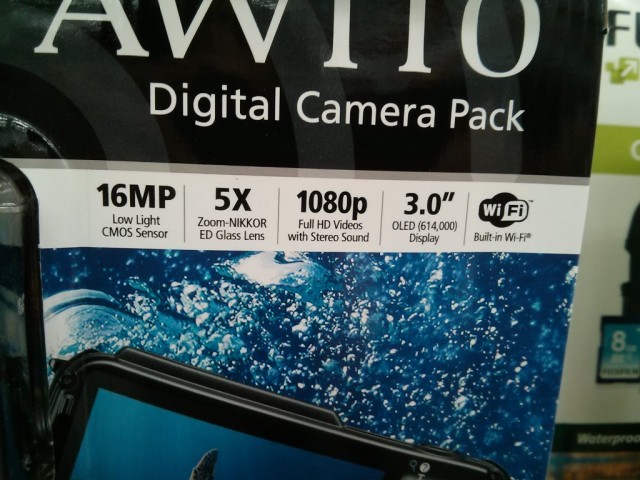 Nikon AW110 Waterproof Camera Costco 