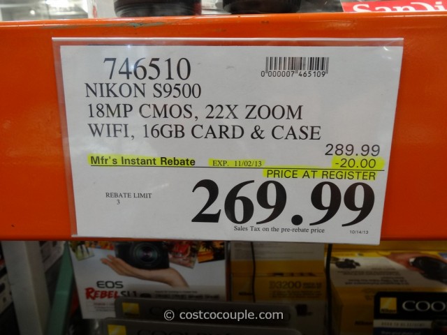 Nikon S9500 Costco