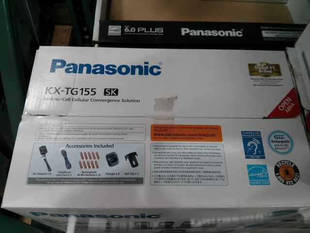 Panasonic KX-TG155 Cordless Phone Costco 