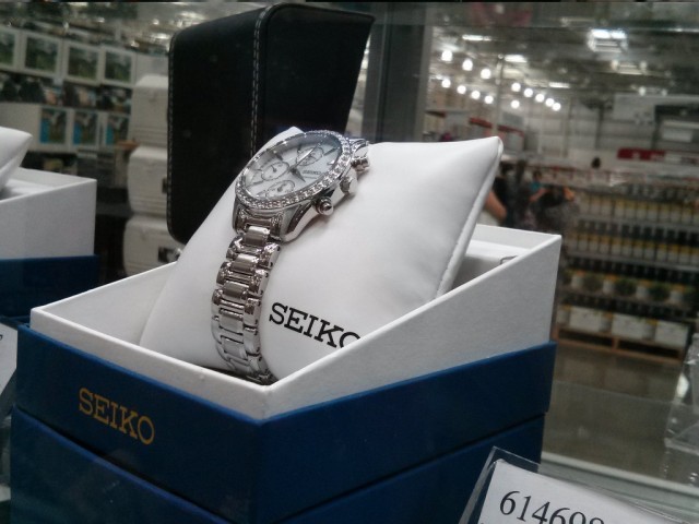 Seiko Ladies Crystal Bezel Watch Costco 