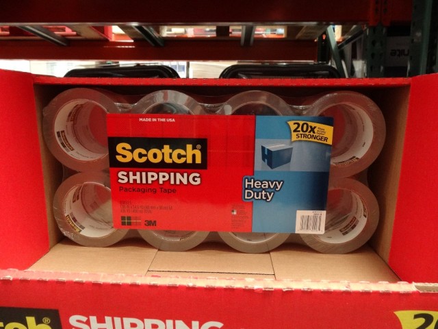 3M Scotch Heavy Duty Shipping Packaging Tape Costco 