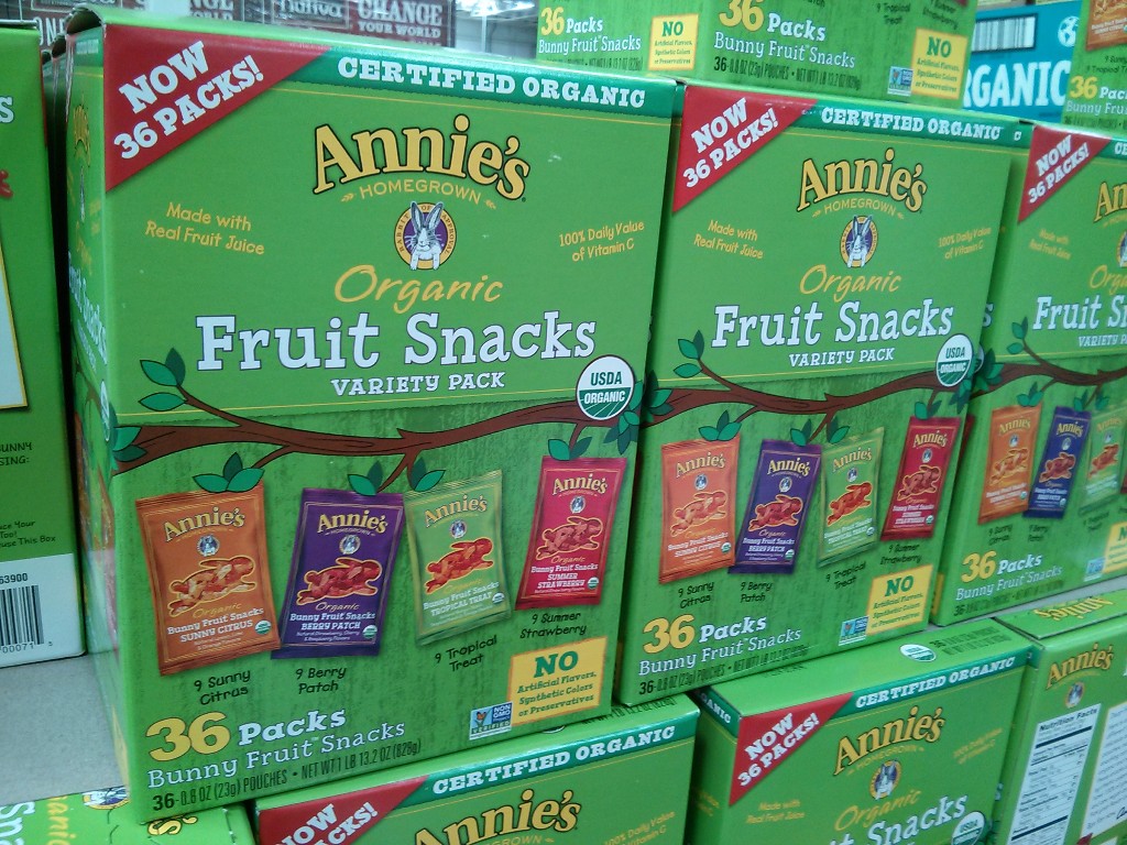 Annie\u0026#39;s Homegrown Organic Bunny Fruit Snacks
