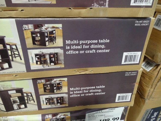 Bayside Furnishings Onin Project Table Costco 