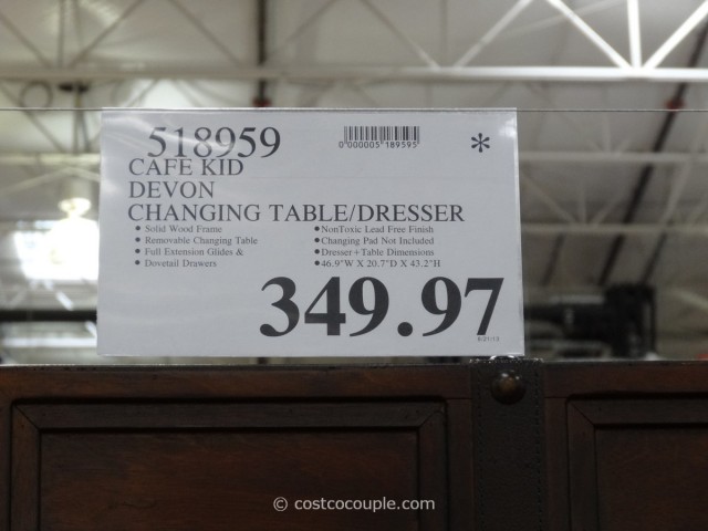 Cafe Kid Devon Changing Table Costco 6