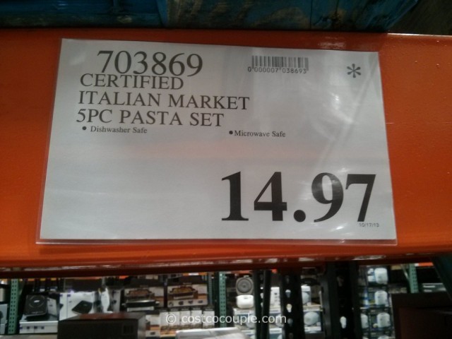 Certified Italian Market Pasta Set Costco