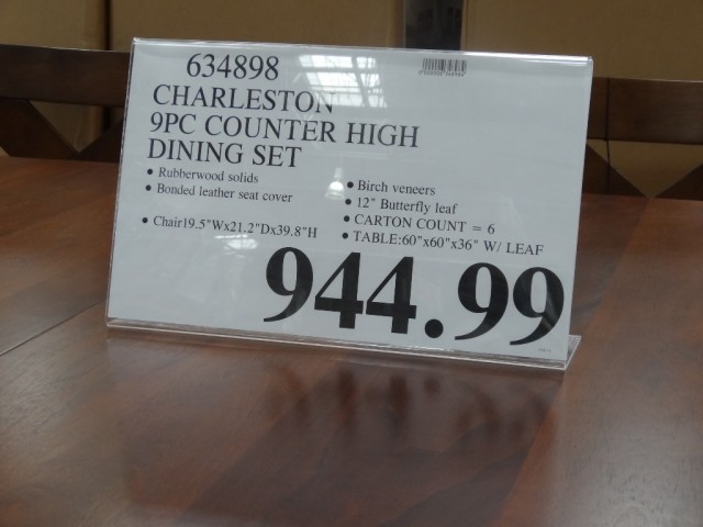 Charleston Counter Height Dining Set Costco 