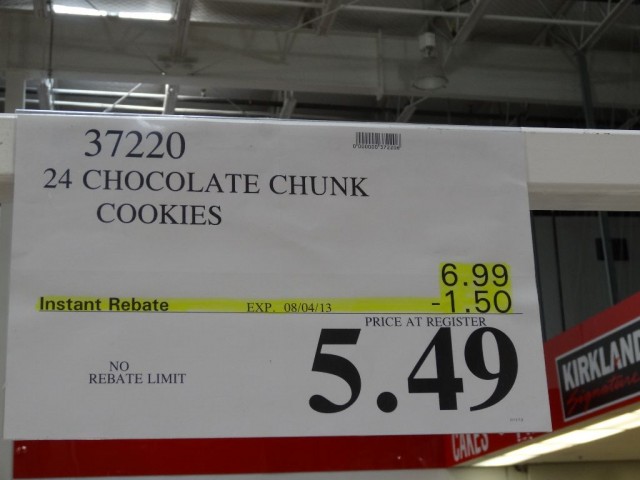 Chocolate Chunk Cookies Costco 