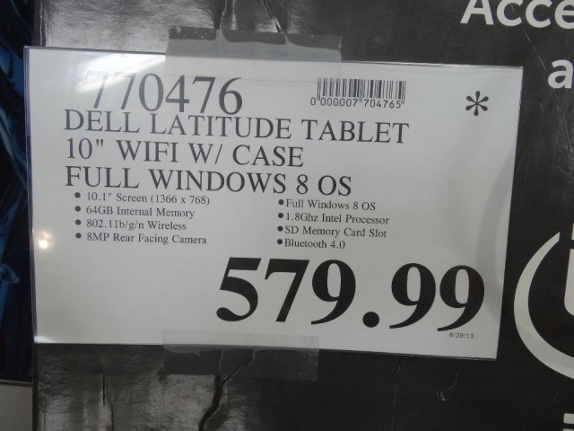 Dell Latitude 10 Inch Tablet Costco 
