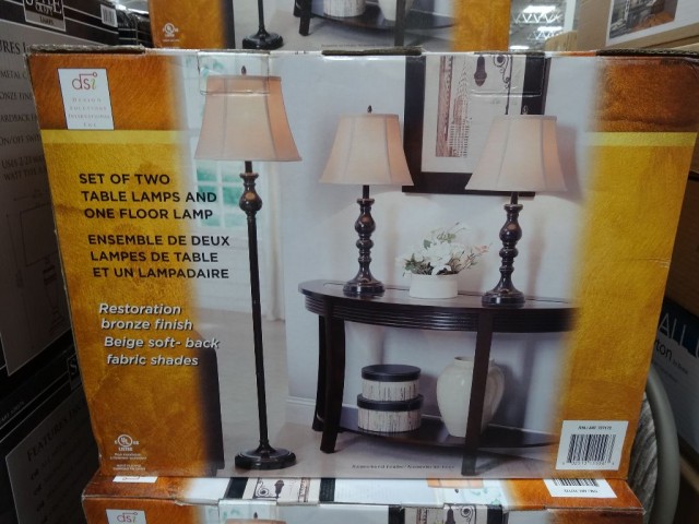 Design Solutions International 3-Pack Lamps Costco 