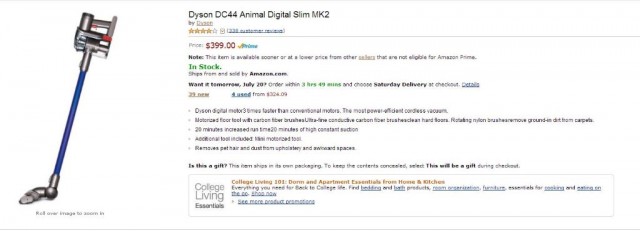Dyson DC44 Animal Plus Amazon
