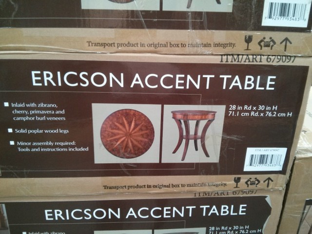 Ericson Accent Table Costco 