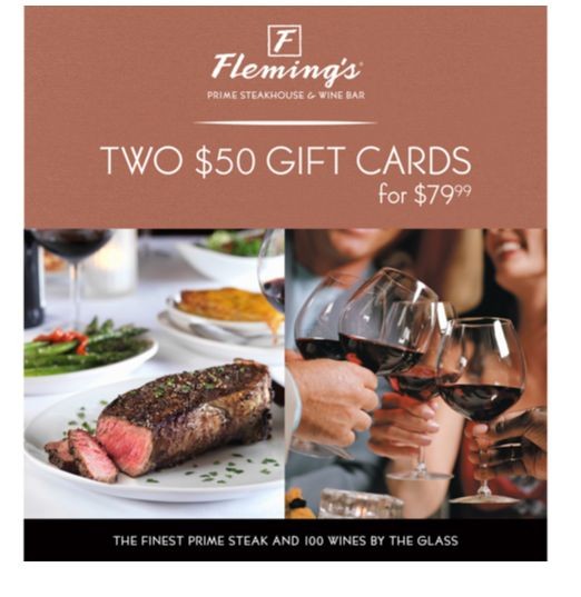 Gift Card Fleming's Steakhouse Costco