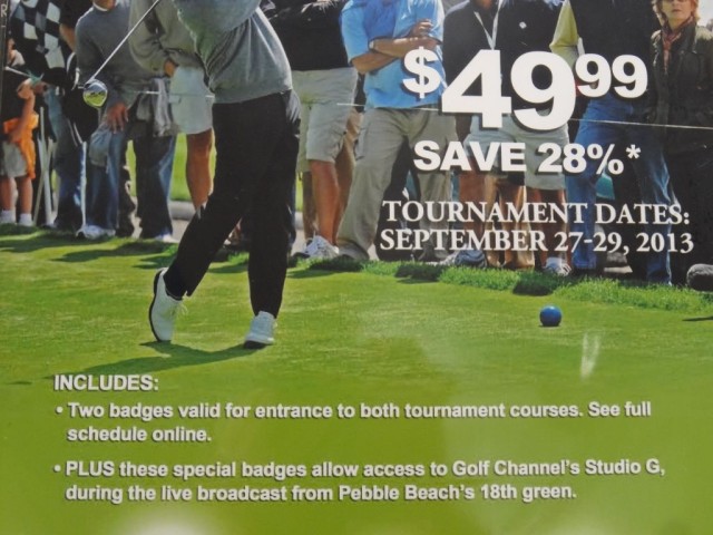 Gift Card Pebble Beach Nature Valley First Tee Open Costco 