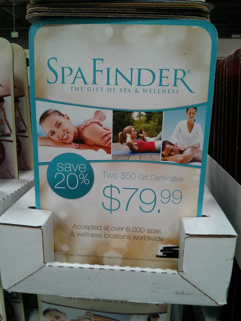 Spa Finder Discount Gift Card