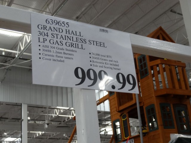 Grand Hall 304 Stainless Steel Gas Grill Costco 