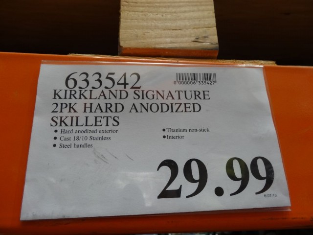 Kirkland Signature Hard Anodized Aluminum Skillet Costco 