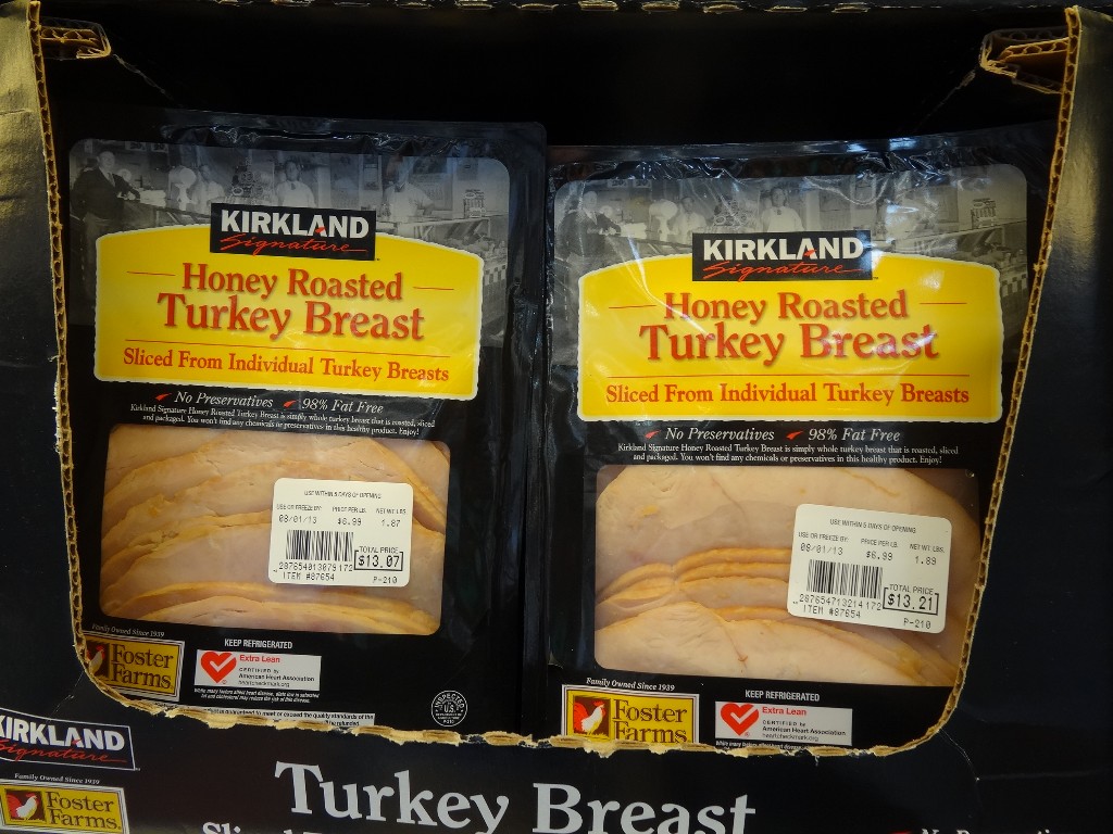 Kirkland Signature Sliced Honey Roasted Turkey Breast Costco