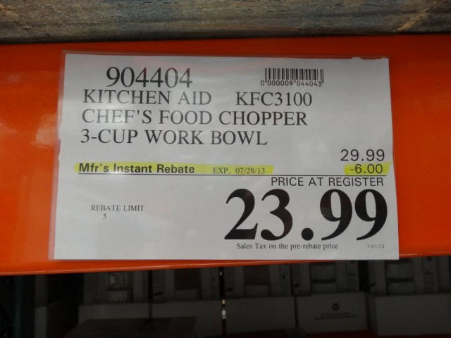 KitchenAid 3-Cup Chef's Chopper Costco 