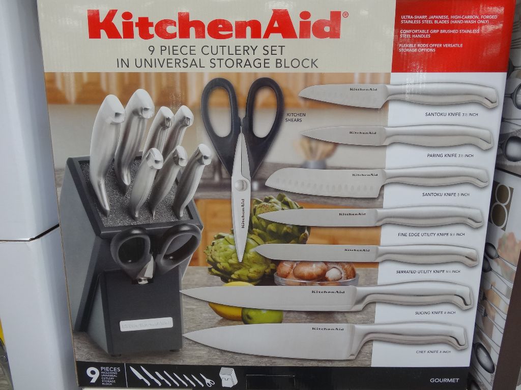 KitchenAid 9 Piece Cutlery Set Costco