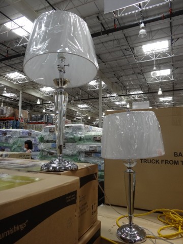 Normande Serenity Collection Crystal Lamp Set Costco