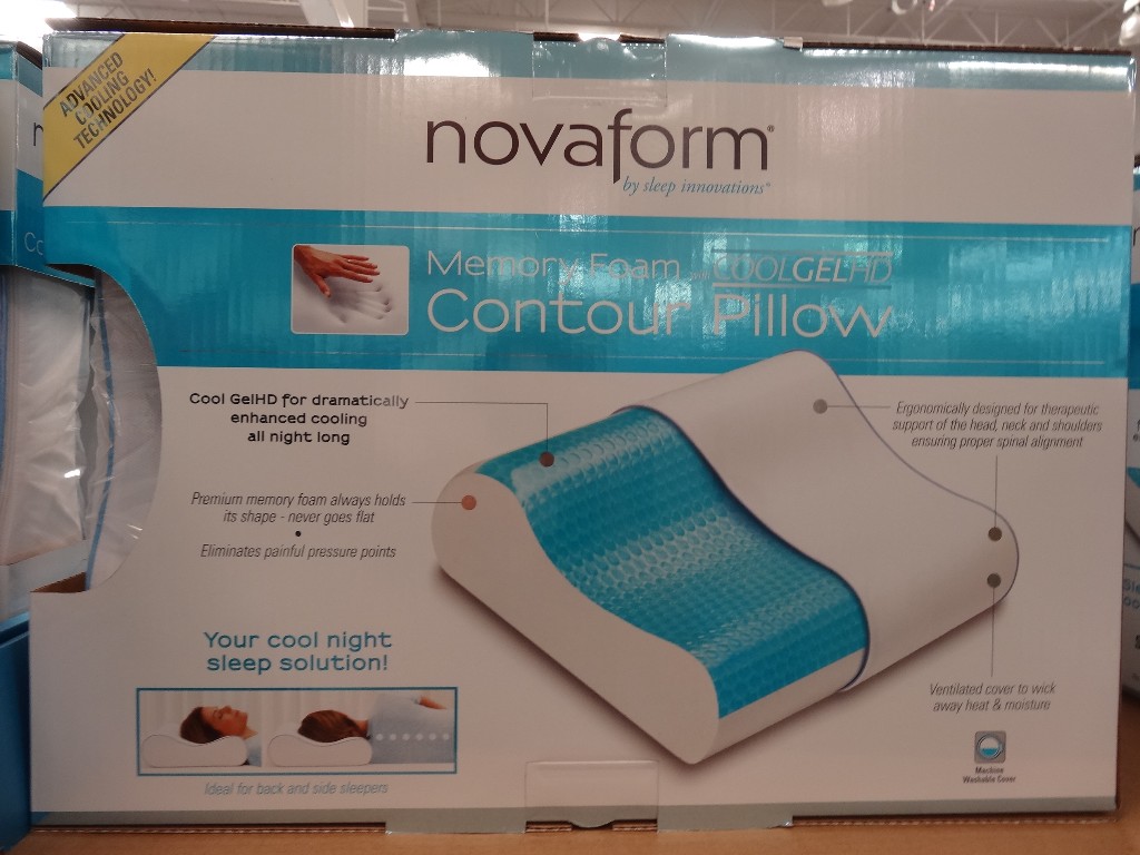 Novaform Memory Foam Cool Gel Contour Pillow