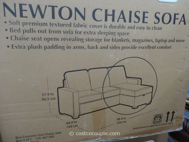 Pulaski Newton Chaise Sofa Bed Costco 3