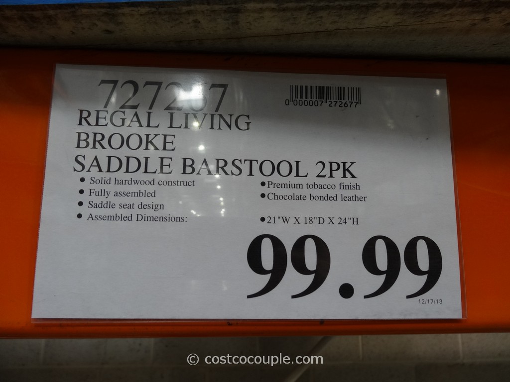 Brooke Counter Height Saddle Barstools, Costco Bar Stools 26