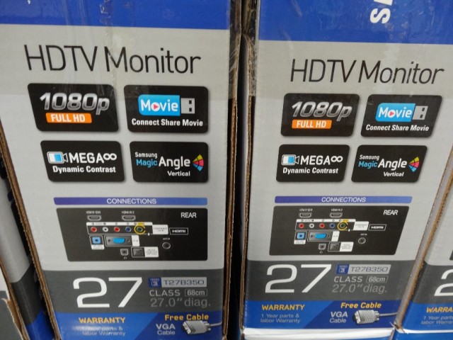 Samsung 27 Inch LED HDTV Monitor Costco 