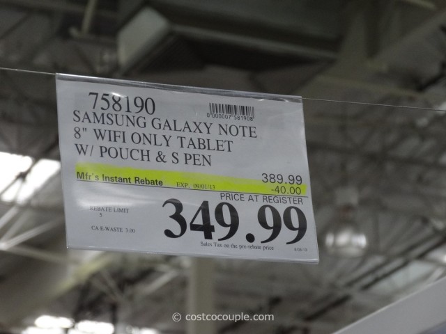 Samsung Galaxy Note 8 Costco 2