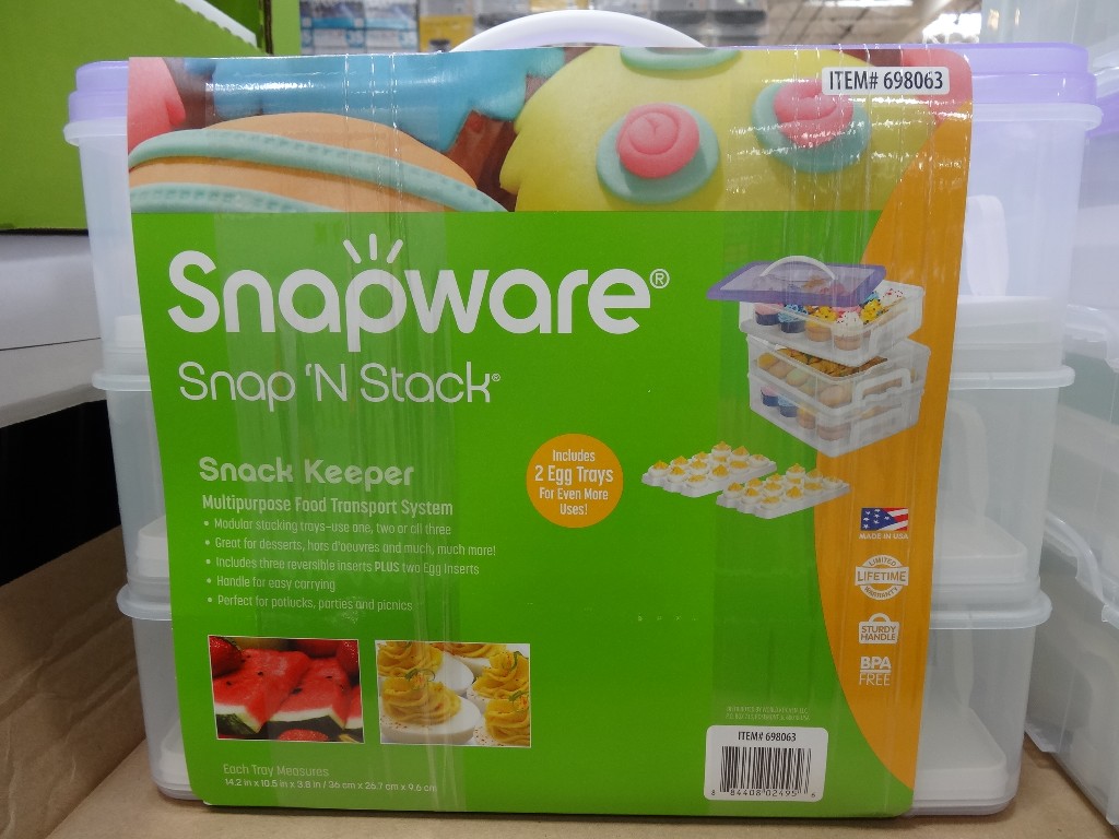 Snapware Snap n' Stack Dessert Carrier