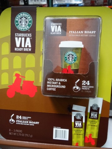 Starbucks VIA Italian Instant Coffee Costco 