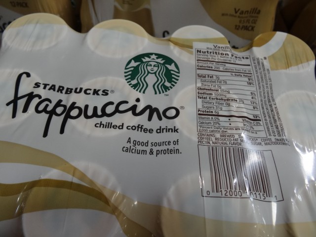 Starbucks Vanilla Frappuccino Costco 