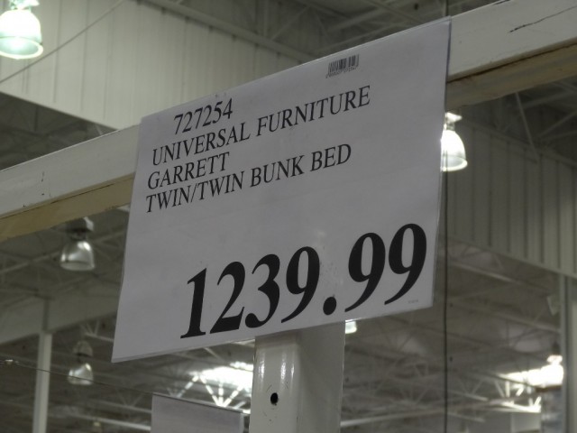 Universal Furniture Garrett Twin Bunk Beds Costco 