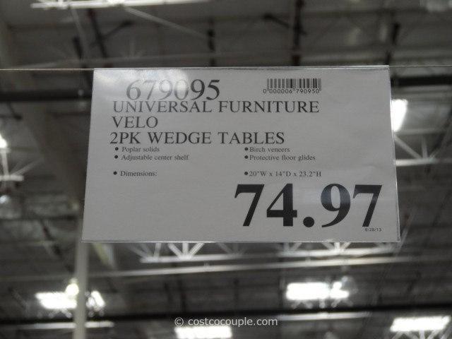 Universal Furniture Velo Wedge Tables Costco 9
