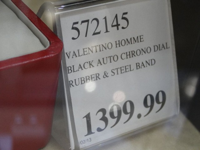 Valentino Homme Rubber and Steel Costco 