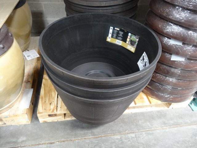 Whiskey Barrel Resin Planter Costco 