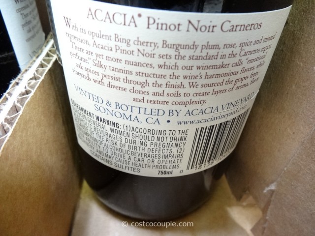 2011 Acacia Pinot Noir Carneros Costco 4