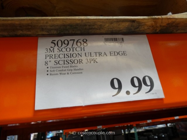 3M Scotch Precision Ultra Edge Scissors Costco 3