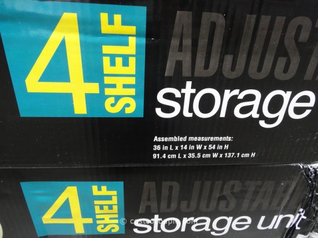4-Tier Adjustable NSF Shelf Costco 