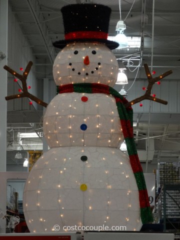60 Inch Lighted Snowman Costco 4