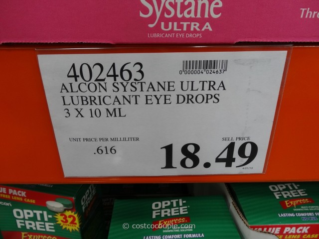 Alcon Systane Ultra Lubricant Eye Drops Costco 1